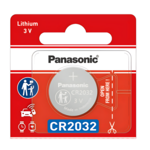 Batería de litio CR2032 de 3 V a 225 mAh (No recargable)