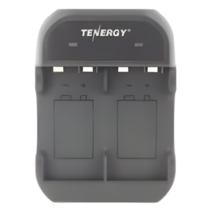 Cargador Rápido 2 Bahías / Baterías Ni-MH 9V / Cable USB Incluido / Adaptador de Corriente NO Incluido / Color Negro
