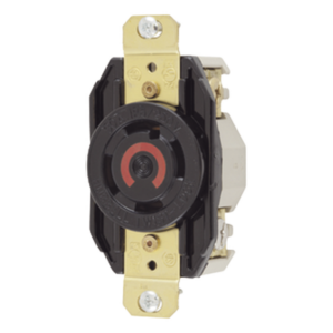 Receptáculo con Bloqueo de Media Vuelta Industrial 30 a 125/250 V CA / 3 Polos 4 Hilos / Nema L14-30R.