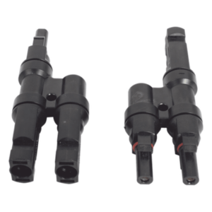 Conector  MC-4 Doble para Módulos Fotovoltaicos. Tipo 2T