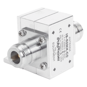 Protector Coaxial RF / 1.5-700 MHz / 50 Ω / Conectores N Hembra / Ceja Lateral / 2 kW