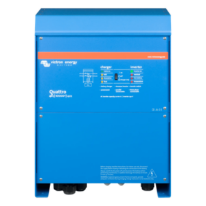 Quattro 48/10000/140-100/100 230V / Inversor Cargador de Onda Pura / Entrada 48 Vcc / Salida 8000 W 230 Vca  60 Hz (L-N)