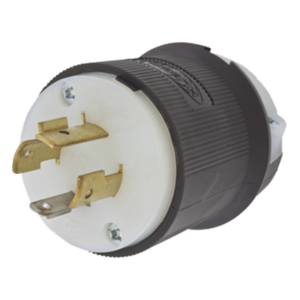 Clavija con Bloqueo de Media Vuelta Industrial 20 A 125/250 V CA / 3 Polos 4 Hilos / Nema L14-20P.
