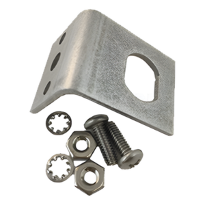 Kit Adaptador Brida a Mamparo / Conector Tipo N / Acero Inoxidable / Para Protectores Coaxiales
