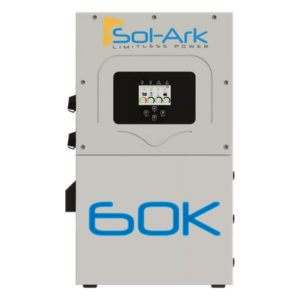 Inversor Hibrido Interactivo SOL-ARK, 60 Kw, 480 Vcc, 3 fases, IP65, Entrada de Baterías a 160-800 Vcc