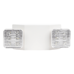Luz LED de Emergencia / Doble LED 1W / 150 Lúmenes / Voltaje Universal 127-277 VAC / Batería Ni-Cd 3.6V 900mAh / UL 5VA / 90 min Autonomía