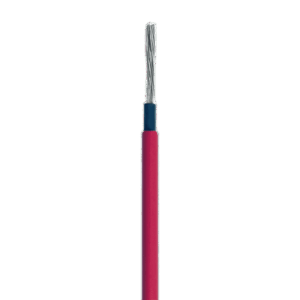 Cable Fotovoltaico Rojo/ Cobre Estañado / 4 mm² (12 AWG) / 2000V / Rollo de 500 m / / UL 4703 y TUV