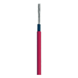 Cable Fotovoltaico Rojo/ Cobre Estañado / 4 mm² (12 AWG) / 2000V / Rollo de 50 m / / UL 4703 y TUV