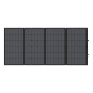 Módulo Solar Portátil y Flexible de 400W Recomendado para Estaciones Portátiles EcoFlow / Ajuste de Ángulo / Carga Eficiente / Conector XT60