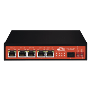 Controlador Solar de 15A con Switch PoE /  1 Puertos Gigabit PoE 802.3 bt / 2 Puertos PoE 802.3 af/at / 2 Puertos PoE Pasivo 24/48 Vcc / 1 Puerto SFP / No administrable