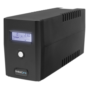 UPS 800VA/480 W Pantalla LCD / Línea Interactiva 120Vca / 6 tomas 5-15R (4 Respaldadas) / Regulación de Voltaje / Protección RJ45