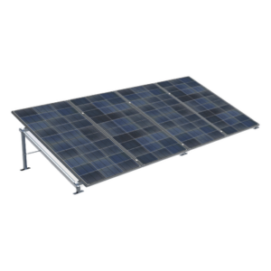 Montaje de piso de Alta Resistencia para Instalación de 4 Paneles Solares de hasta 1300 x 2400 mm (Revisar módulos compatibles)