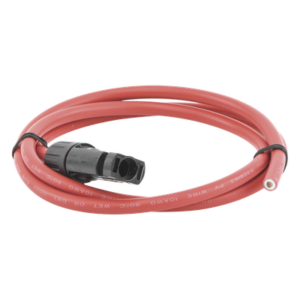 Cable Fotovoltaico, 1 m, Rojo, Calibre 10 AWG con Terminal MC4-M en un extremo
