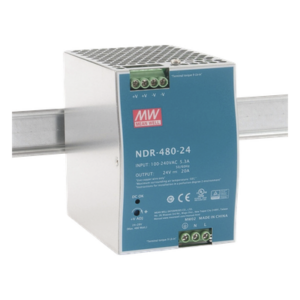 Fuente de poder industrial para riel DIN / 480W / 24Vcc / 20A / Entrada: 100-240Vca