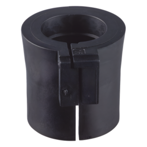Pasacable de Entrada Sencilla y Pequeña 0.63"-0.67", para Cables Terminados, Color Negro. Paquete de 4 Piezas