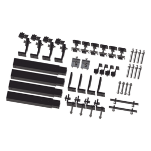 Caja de accesorios de aluminio  negro anodizado para montaje VEKTOR8BLK , arreglo 1X4 para techo
