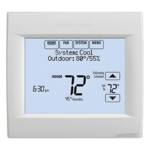 Termostato inteligente Wi-Fi con pantalla táctil para sistemas de hasta 3H/2C bomba de calor o 2H/2C convencional, línea VisionPRO 8000