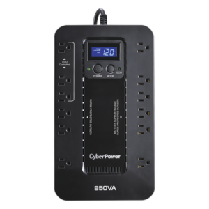 UPS de 850 VA/510 W, Topología Standby con Modo Ahorrador ECO, Entrada 120 Vca NEMA 5-15P, Con 12 Tomas NEMA 5-15R