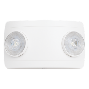 Luz de Emergencia LED / Doble LED 1W 150 lúmenes / Batería Ni-Cd 3.6V 900mAh / 90 min Autonomía / Voltaje Universal 127-240 VAC / UL 5VA / Blanco