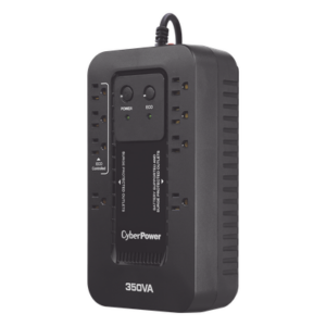 UPS de 350 VA/255 W, Topología Standby con Modo Ahorrador ECO, Entrada 120 Vca NEMA 5-15P, Con 8 Tomas NEMA 5-15R