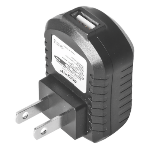 Cargador USB profesional de 1 Puerto, de 5 Vcc, 1 Amper Para Smartphones y Tablets; Voltaje de entrada de 100-240 Vca
