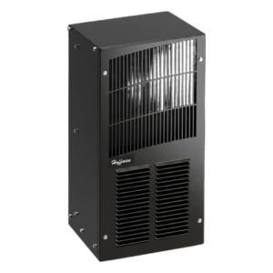 Aire Acondicionado Compacto Para Exterior, Uso en Gabinetes de Telecomunicaciones de Grado Industrial, Frío T20, 2000 BTU, 115 Vca, de Acero, Color Negro