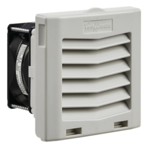 Ventilador Con Filtro de Montaje Lateral HF04, Con Flujo de Aire de 21 CFM, 115 Vca, Color Gris Claro