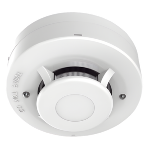 Detector de Humo Fotoeléctrico No Direccionable de 4 Hilos / DC 12 V / Algoritmos de Detección Avanzada / LED Duales 360° / Salida de Relé N/C o N/A / Montaje en Techo