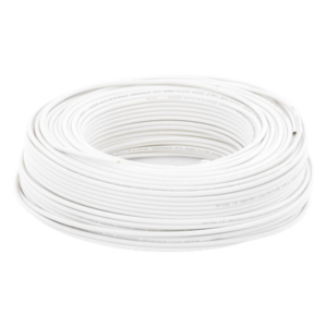 Bobina de 100 Metros (328.08 Pies) / Cable de CCA / 4 x 22 AWG / Tipo Aluminio Revestido de Cobre / Aplicaciones en Alarmas de Intrusión / Automatización