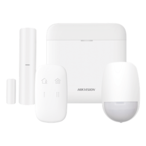 (AX PRO) KIT de Alarma AX PRO / Incluye: 1 Hub con bateria de respaldo / 1 Sensor PIR / 1 Contacto Magnético / 1 Control Remoto / WiFi / Compatible con Hik-Connect P2P