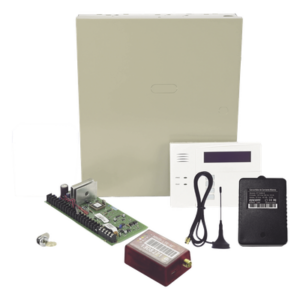 Kit de panel de control antirrobo VISTA-48LA con teclado-receptor inalámbrico 6160RF, comunicador 4G LTE-M/5G, gabinete y transformador