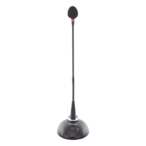 Micrófono | Cuello de Ganso con Base | Soporta Phantom | Salida Balanceada XLR