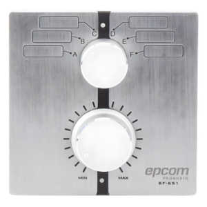 Control de Volumen Remoto con Selector de Canales | Compatible con Amplificador SF2240UC - SF4240UC