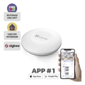 Botón de Emergencia Inalambrico / Compatible con Kit de Alarmas EZVIZ / Protocolo Zigbee