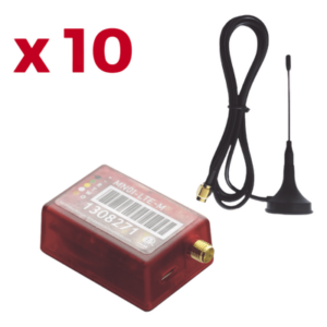 KIt de 10 Comunicadores de Alarma MN01LTEM con Antena 4GLTEM and 5G / Incluyen 2 Años de Cobertura / Aplicación Gratuita / Cero Configuración / Compatible Honeywell/DSC/CROW/PIMA