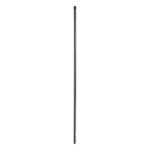 Poste de ESQUINA para Cerca Electrificada. Tubo Galva. de 1.4m, cal. 18 de 1" Diam. + Pintura Negra, ideal para 6 Aisladores