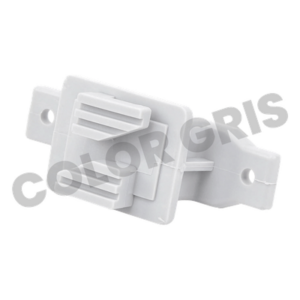 Aislador de Paso Gris Reforzado para Cercos Eléctricos / Aislamiento hasta 18 kV / Resistente a Clima Extremo / Polipropileno y Policarbonato