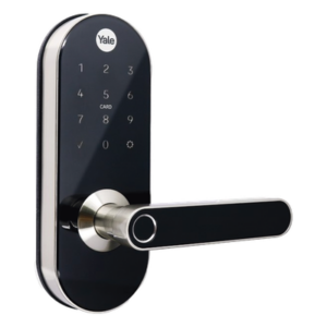 Cerradura Digital YMC420 / con Teclado Táctil / lector de Tarjetas / Huellas / Incluye HUB / compatible con YALE CONNECT