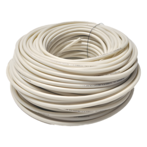 Cable Doble Aislado para Cercas Electrificadas / Bobina 50 m (164 ft) / Calibre 22 / Anti-UV / Multifilar Flexible