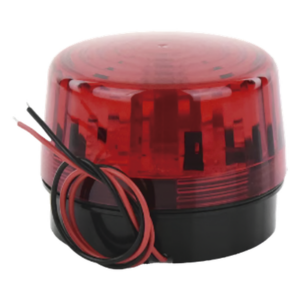 Luz Estroboscópica LED (35) / Patrones de Parpadeo Ajustables / 8 Patrones / Batería de Respaldo / 12-24 Vcc/Vca / Resistente al Clima IP66/IP55