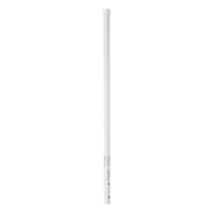 Poste de Esquina de 0.8m para Cerca Electrificada. Tubo Galvanizado cal. 18 de 1"Diam. con Tapón, ideal para 3 Aisladores.