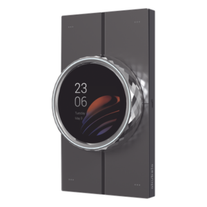 Mini pantalla táctil Hub controlador integrable con sistemas de automatización compatible con múltiples marcas, una entrada de iluminación, 4 botones para escenas. Conexión Wifi