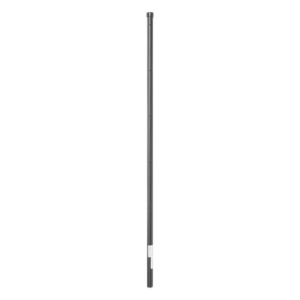 Poste de Esquina Negro de 1.2m para Cerca Electrificada de Tubo Galvanizado cal. 18 de 1"Diam. para 5 Aisladores (No incluidos).