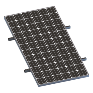 Kit De Minirieles Para Panel Solar Arreglo 1X1 Para Instalación Plano En Lámina