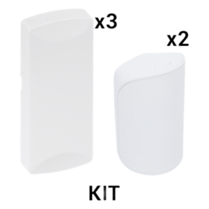 KIT Básico Sensores Inalámbricos - Incluye 3 Contactos Magnéticos y 2 PIR - Compatibles con DSC