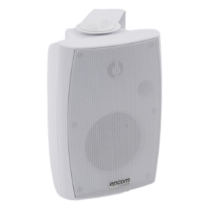 Altavoz de Pared de 2 vías | Woofer 4in + 1.5in | 2.5W - 20W | Para Sistemas 70/100V y 8 ohms | Material ABS | Rejilla y Bracket de Metal | Color Blanco