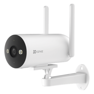 Cámara Bala / 4G / Resolución 3 Megapixel (2K) / Visión Nocturna en Color / AI Detección de Humanos y Vehículos / Defensa Activa con Sirena y Luz Estroboscópica / IP67