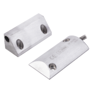 Contacto Magnético para Piso Uso Rudo / Salida Dual NC/NA / GAP 65 mm (2.5 in) / Aluminio / Cable Blindado 55 cm / UL & CE