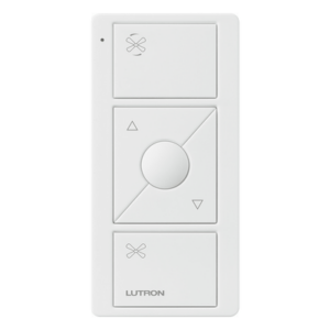 Control Pico inalámbrico para ventilador de techo, 3 botones con subir/bajar y botón de velocidad preestablecida, batería de 10 años, compatible con Caseta Wireless