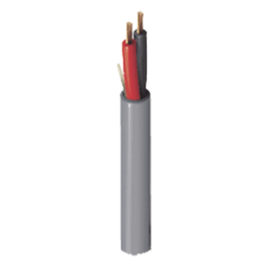 Bobina de 305 Metros (1000 Pies) de Cable / 2 x 16 AWG / Color Gris / Para Aplicaciones Multi Propósito, Seguridad, Control de Acceso, Audio.